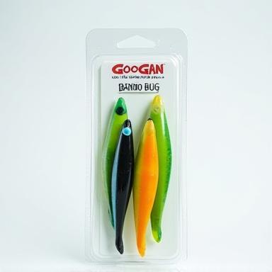 A package of Googan Baits soft plastic lures.